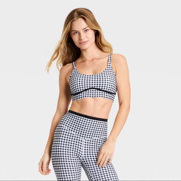 JoyLab Other - JoyLab™ Women's Piped Sports Bra - Black/White  XS